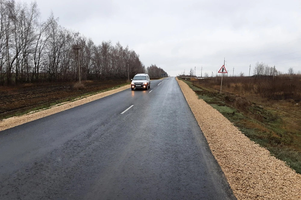 В Лев-Толстовском районе завершилась реконструкция дорог