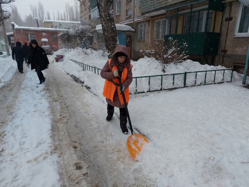 Липецкие студенты могут почистить снег за тысячу рублей